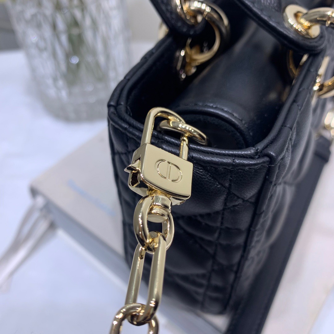 Dior Lady D-joy 26 Bag in Black - Image 9