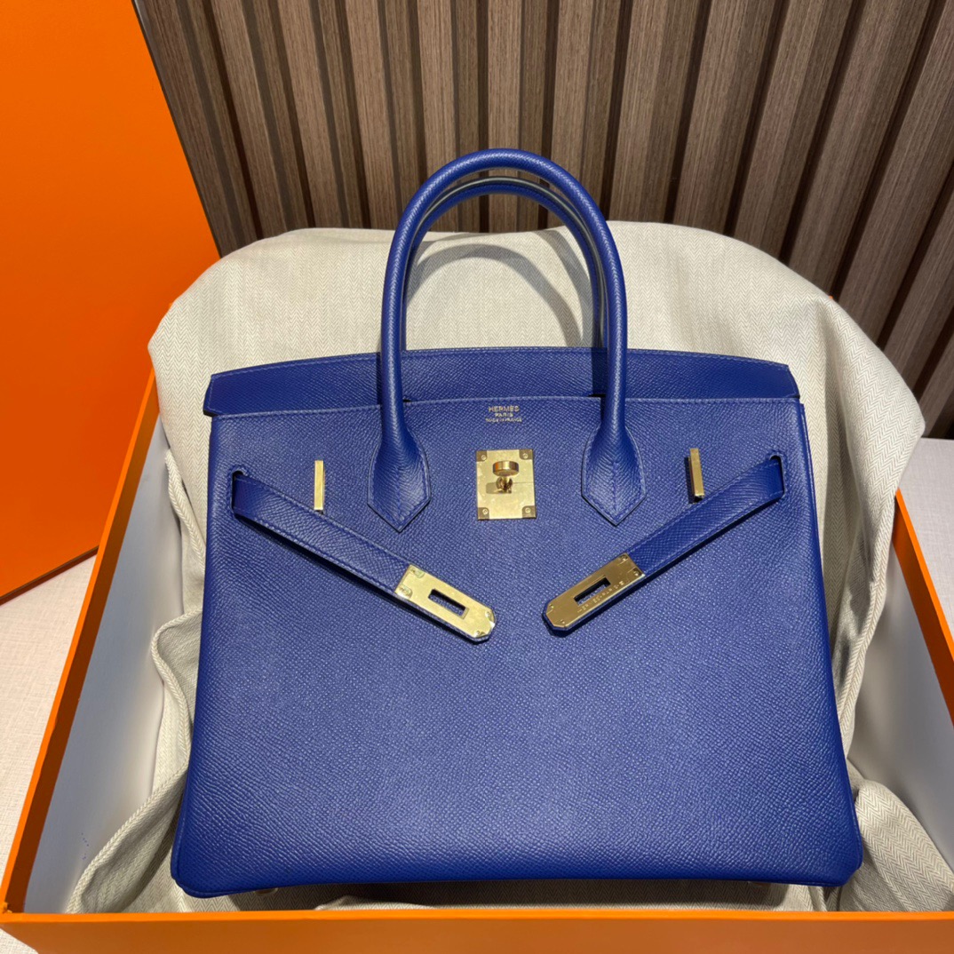 fb638e_5497e9a732d04cacb9d10aa4ed5bbbf3mv2.jpg Birkin 30 Epsom Blue Electric - Image 1
