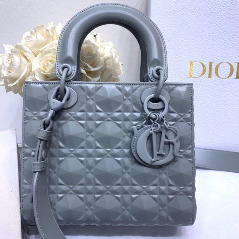 Lady Dior Small Bag in Dark Grey