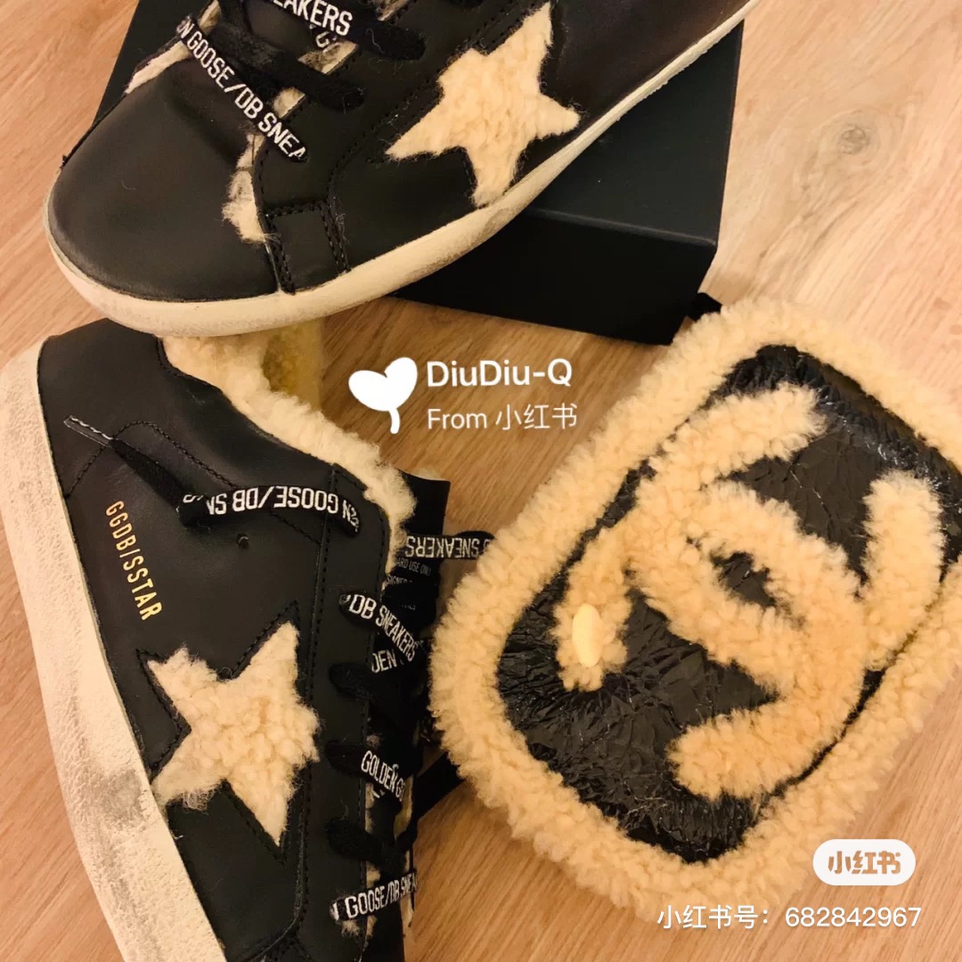 Golden Goose Small Wool Dirty Shoes - Image 5