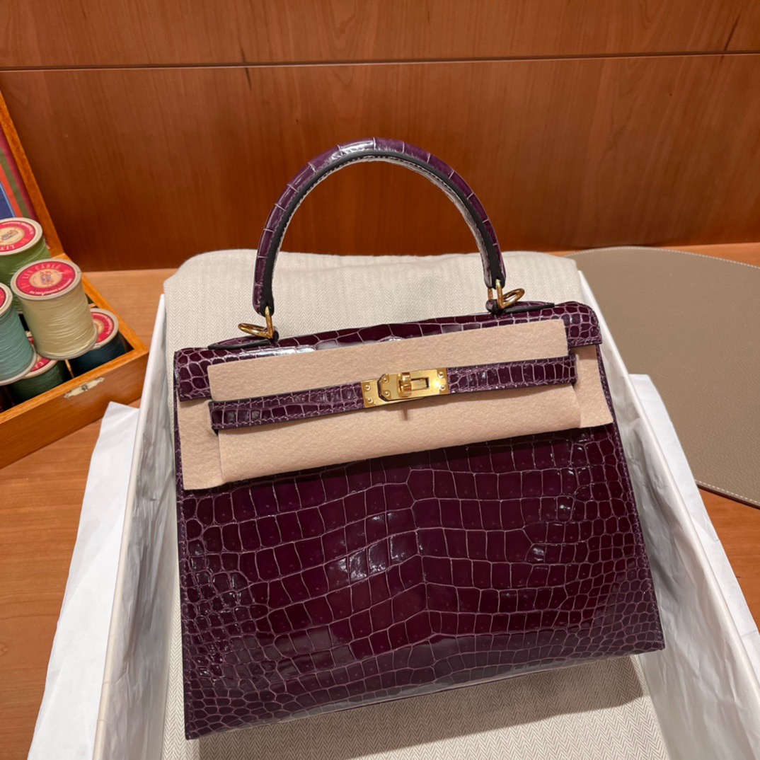 fb638e_5a121b0cf60f4fd0921a9853514d674emv2.jpg Kelly 25 Alligator Porocus Shiny Grape Purple - Image 1