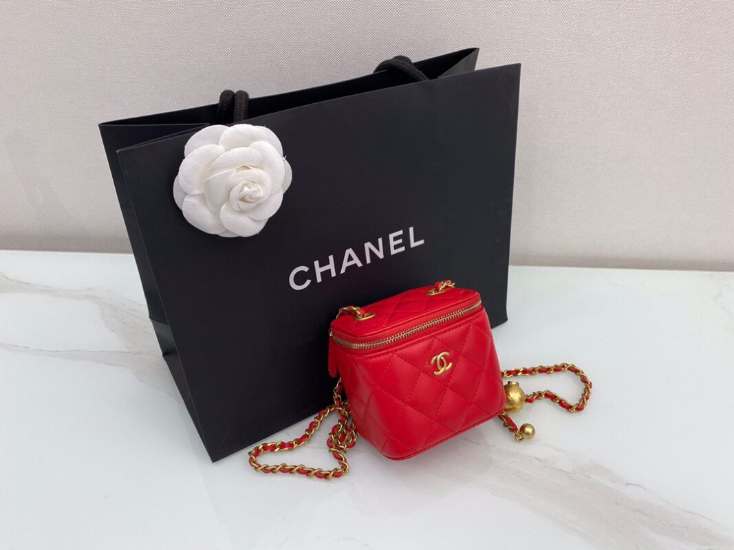 Chanel Golden Ball Small Square Bag Box