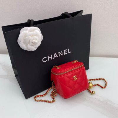 Chanel Golden Ball Small Square Bag Box