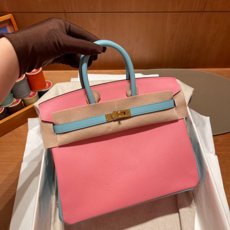 Birkin So 25 Pink&Blue Atoll