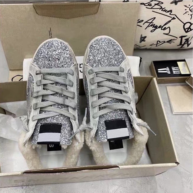 Golden Goose Small Wool Dirty Shoes - Image 5