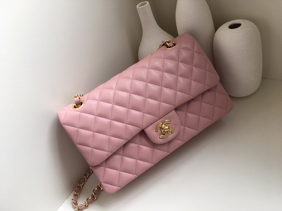 fb638e_5cc03d9d34564c1093793f8e353dd7d1mv2.jpg Chanel Classic Flap 25 Jumbo Nude Pink - Image 1