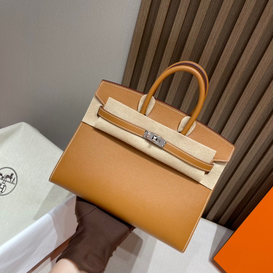 fb638e_5dadc926457948c0b654a6dc1fa27aaamv2.jpg Birkin Sellier 25 Epsom Golden Brown - Image 1