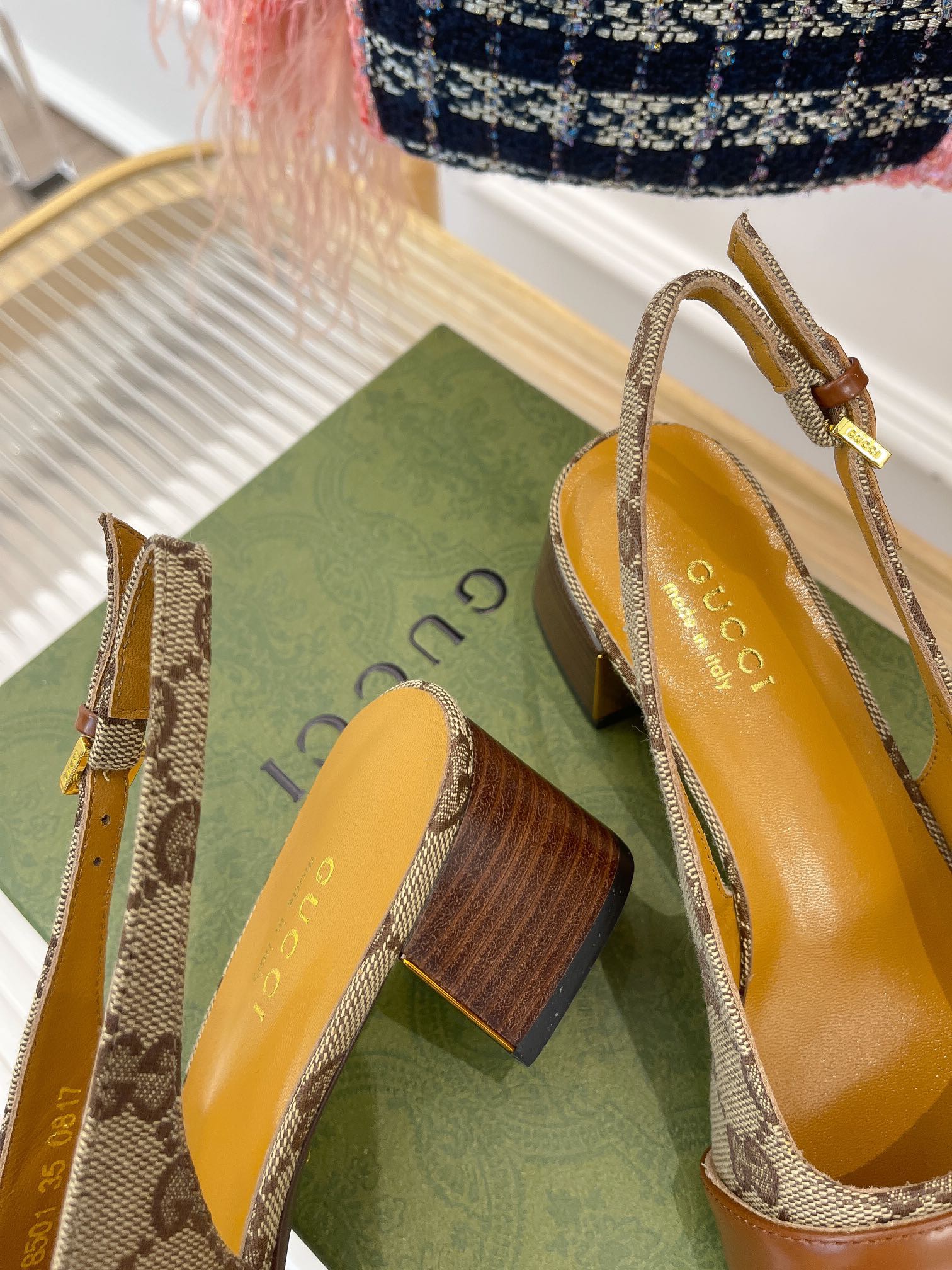 Gucci slingback sandals - Image 10