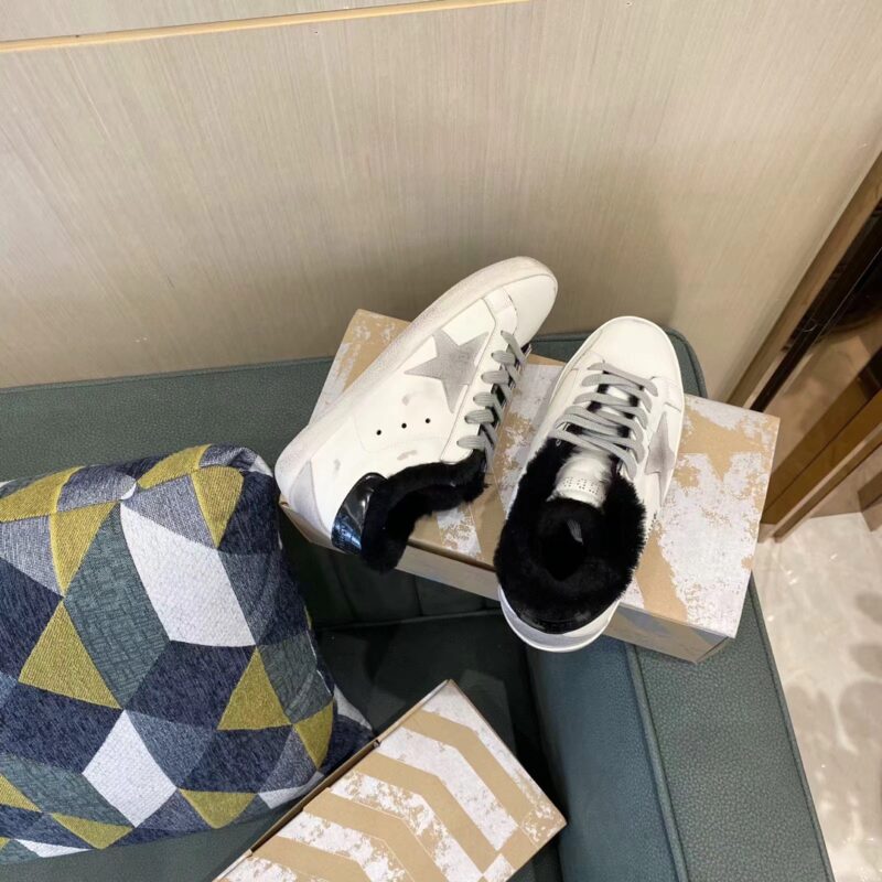 Golden Goose Small Wool Dirty Shoes