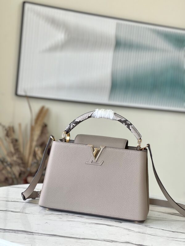 Louis Vuitton Capucines BB Medium Handbag in Light Coffee