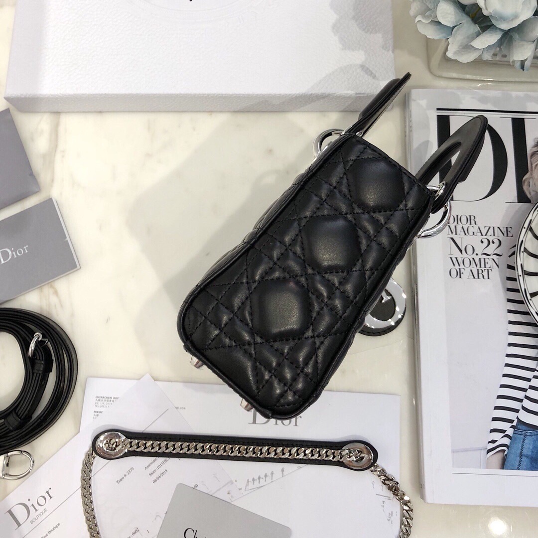 Lady Dior 17 Black - Image 8