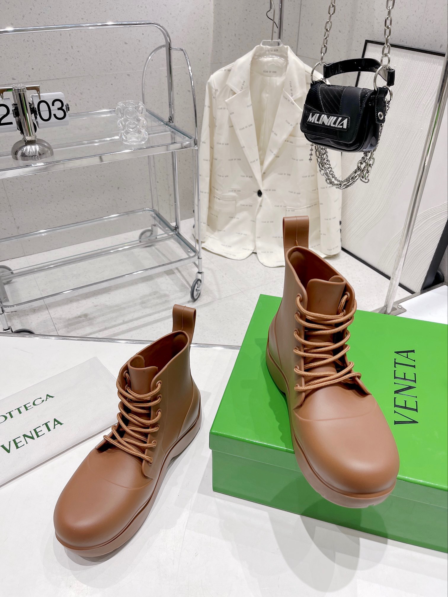Bottega Veneta Lace-up Boots - Image 6