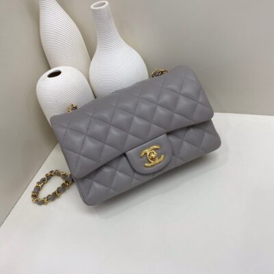 Chanel Classic Flap 20 Grey