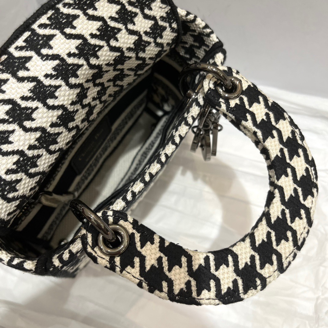 Dior Lady D-Lite Embroidered Bag - Image 9