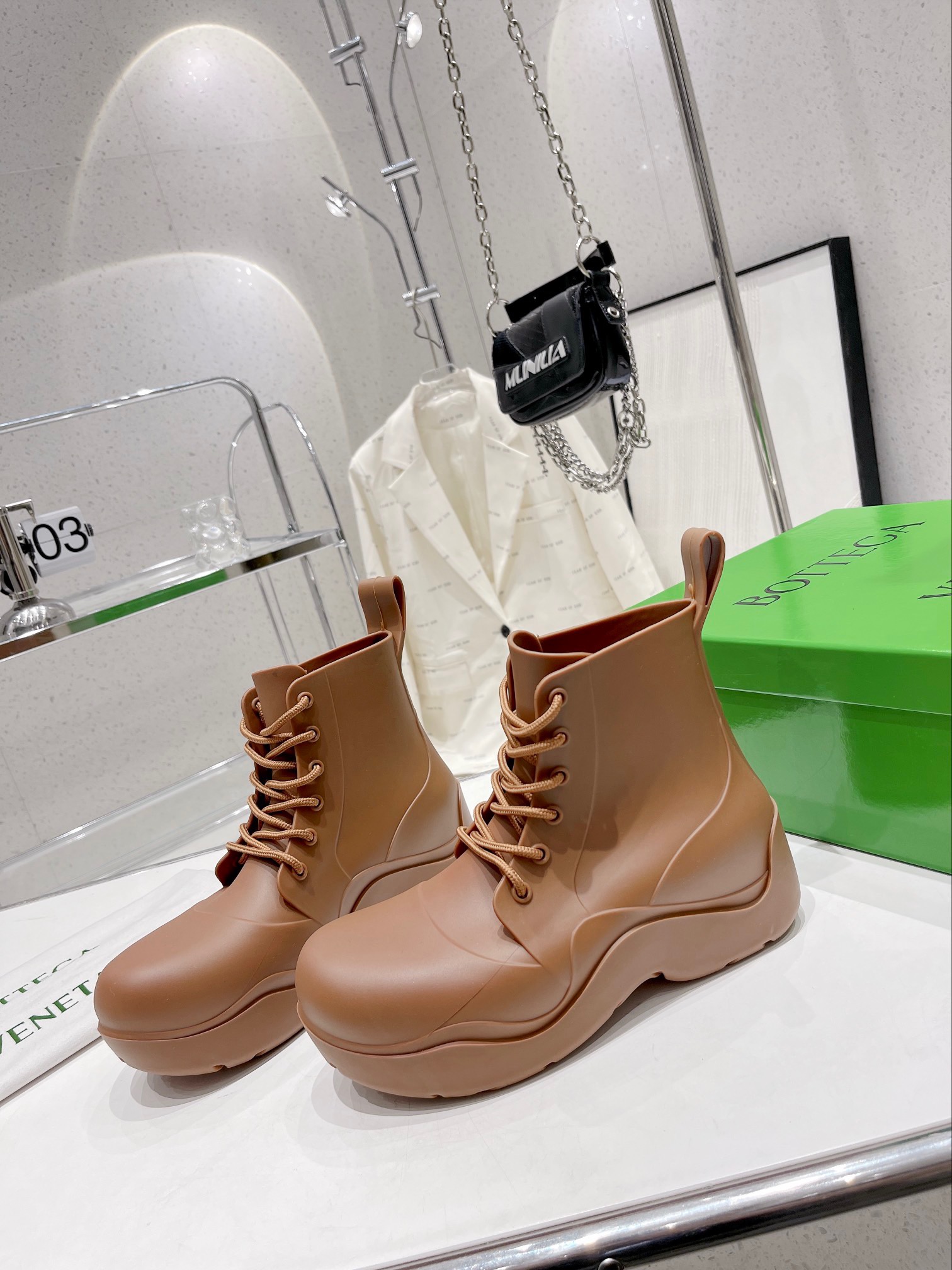 Bottega Veneta Lace-up Boots - Image 3