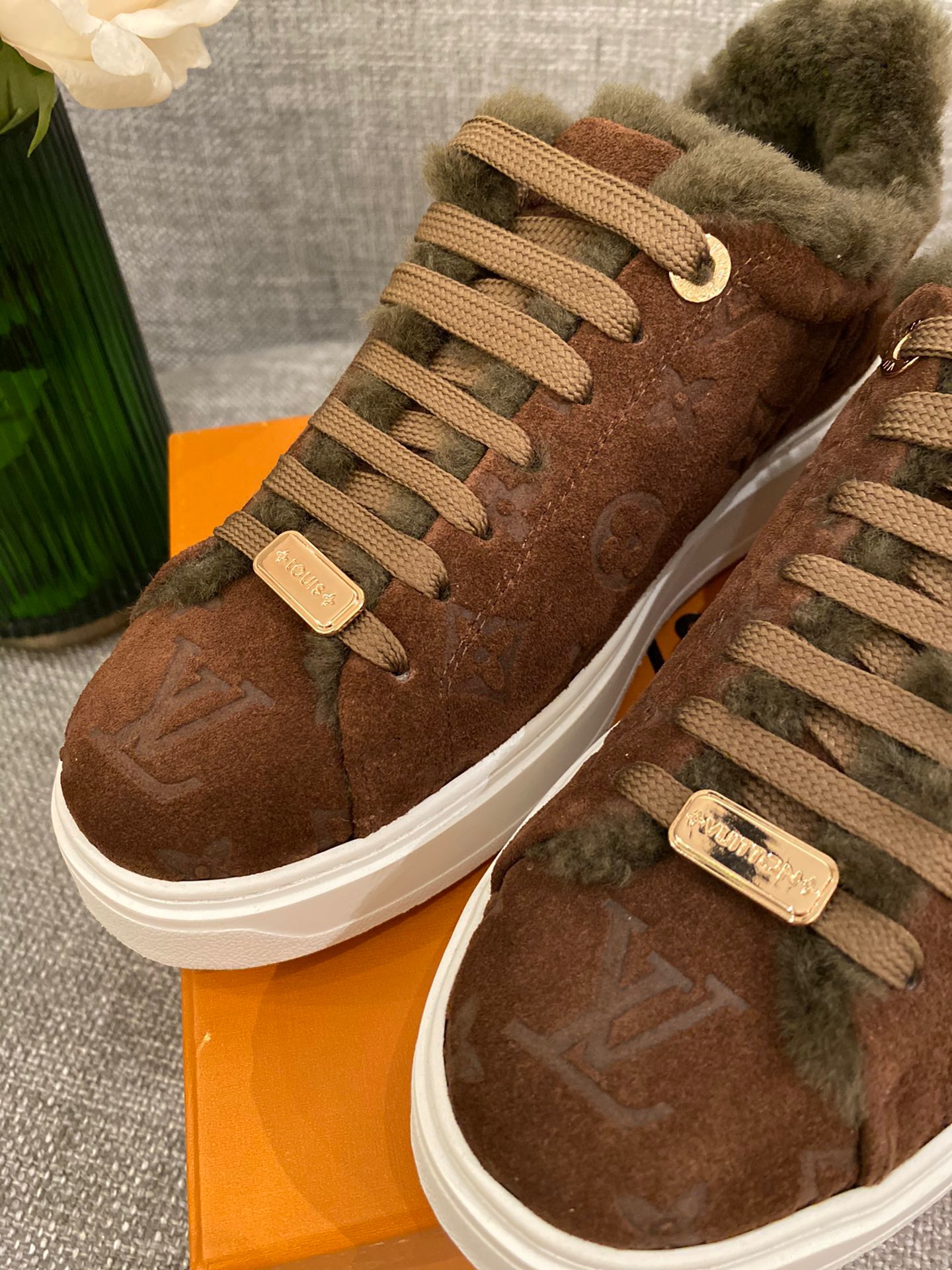 Louis Vuitton Wool Trainers - Image 7