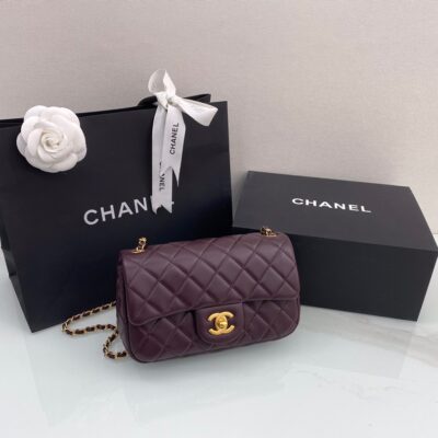 Chanel Classic Flap 20 Burgundy