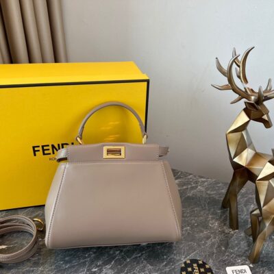 Fendi Peekaboo Apricot Bag