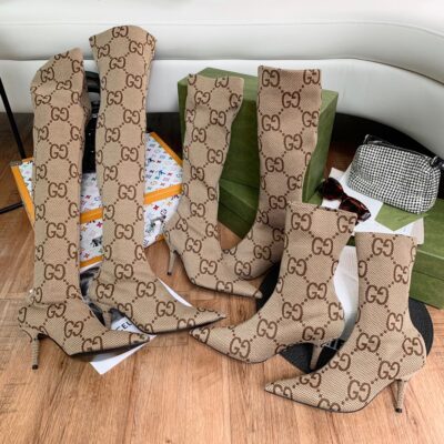 Gucci High Heel Knee-High Boots