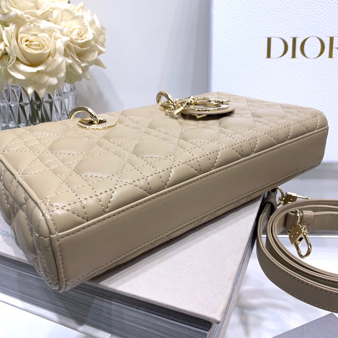 Dior Lady D-joy 26 Bag in Apricot - Image 5