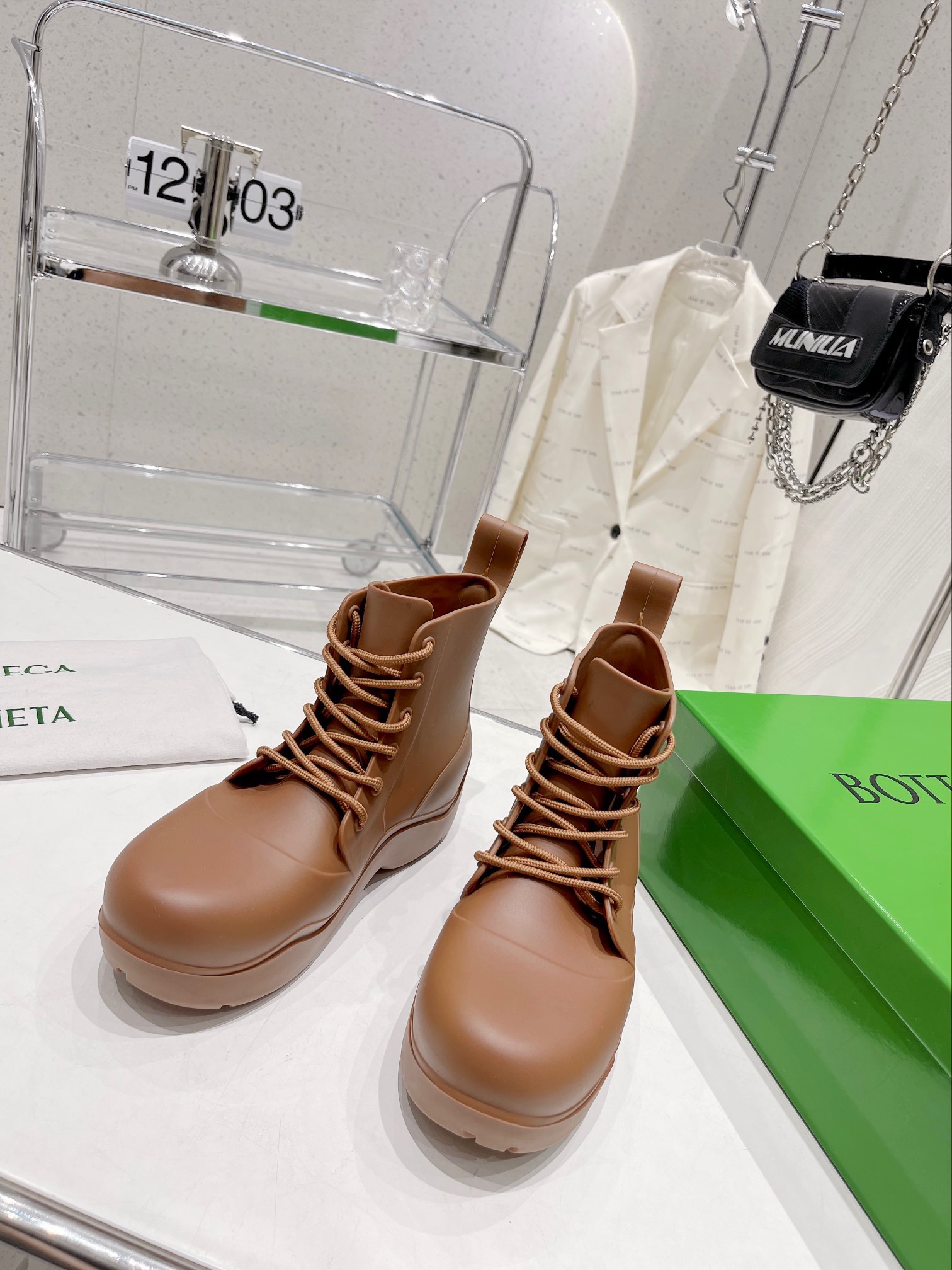 Bottega Veneta Lace-up Boots - Image 4