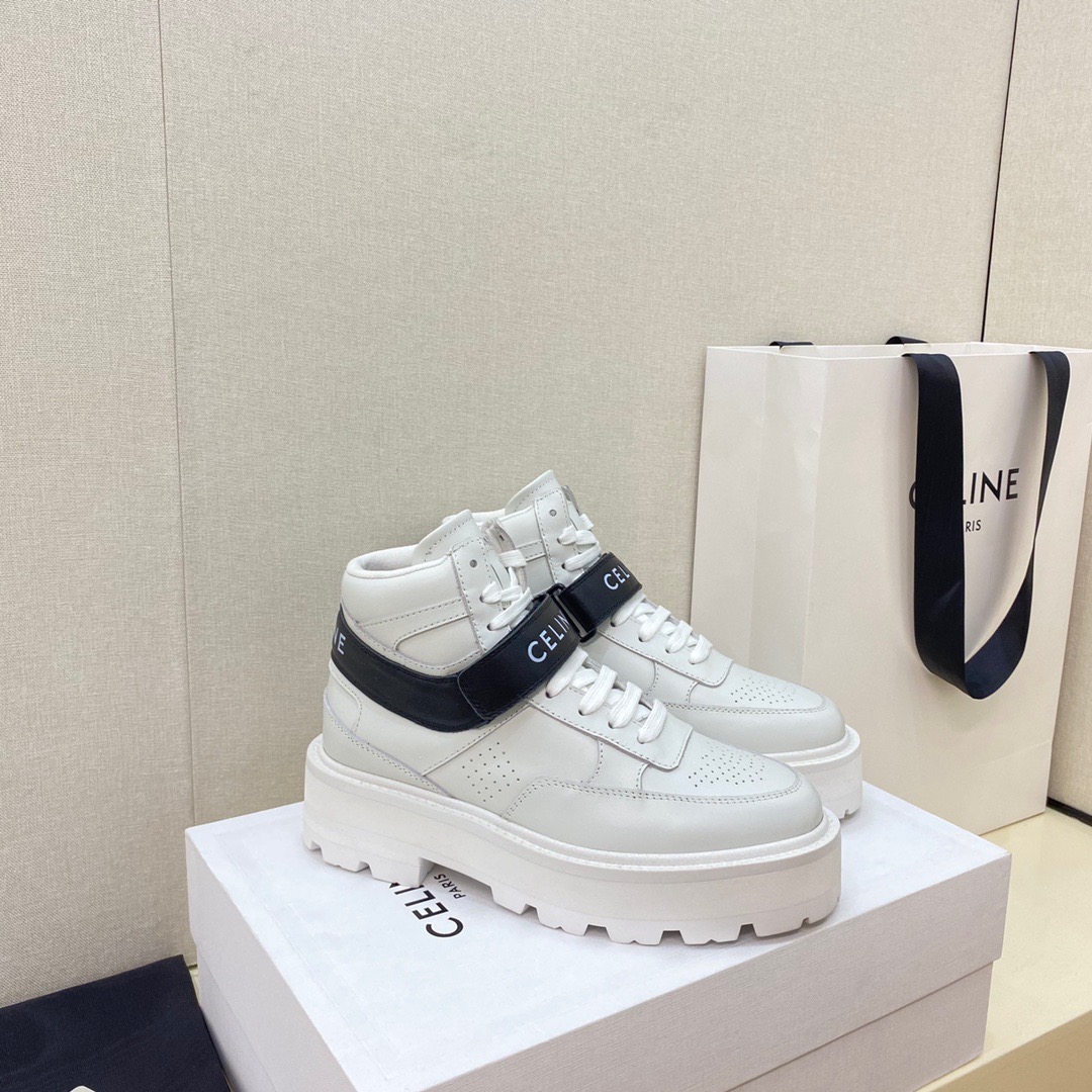 Celine Velcro High-top sneakers - Image 4