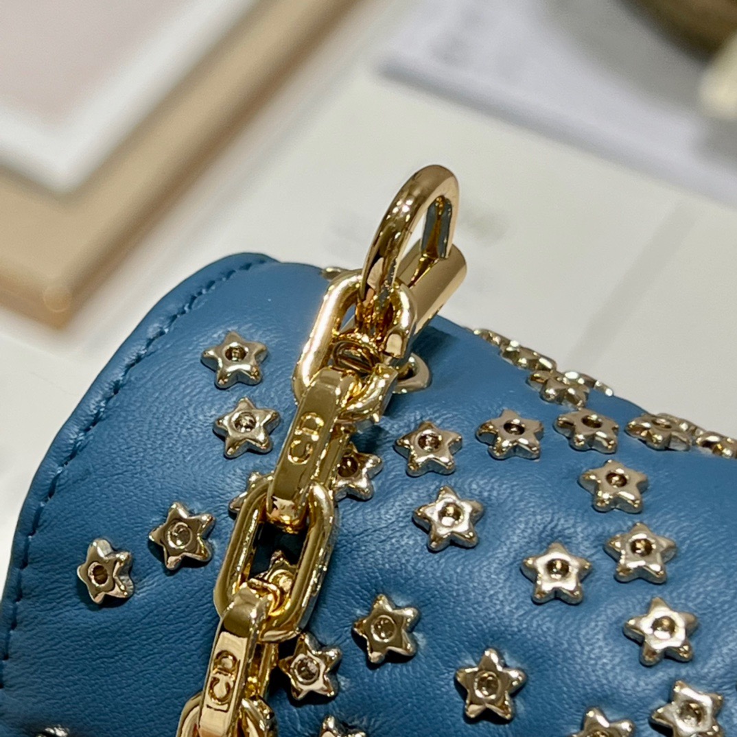 Dior Lucky Star Handbag in Blue - Image 9