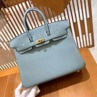 Birkin 25 Togo Linen Blue