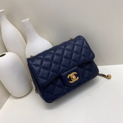 Chanel Classic Flap 17 Deep Blue