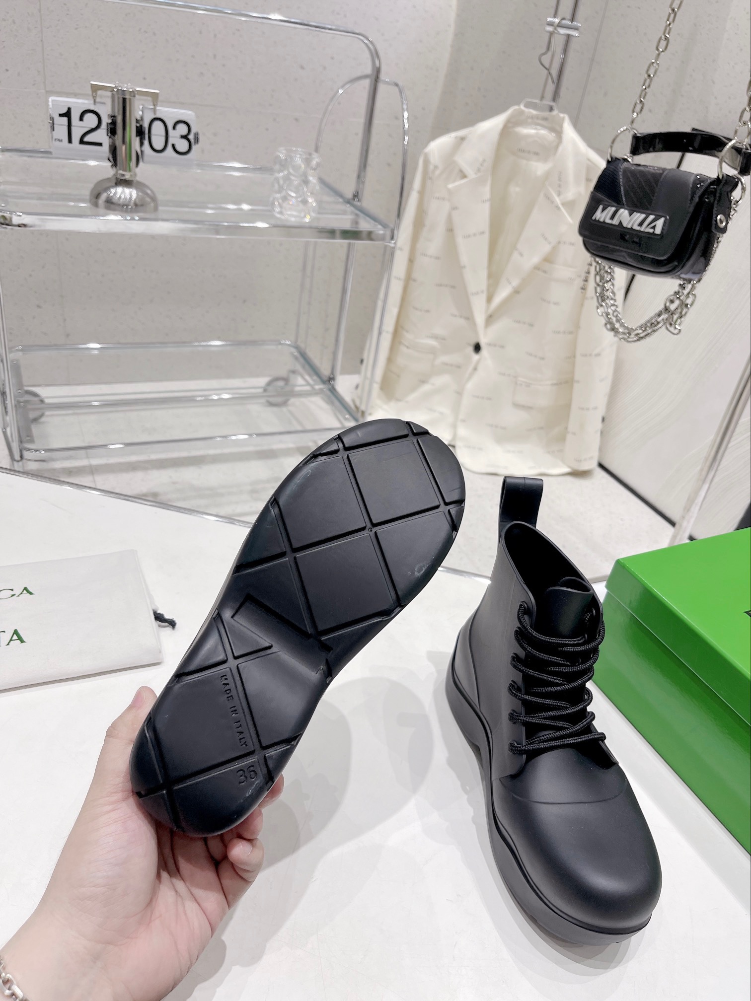 Bottega Veneta Lace-up Boots - Image 8