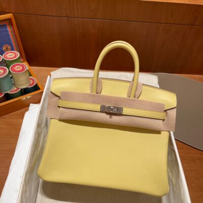 Birkin 25 Swift Jaune Poussin
