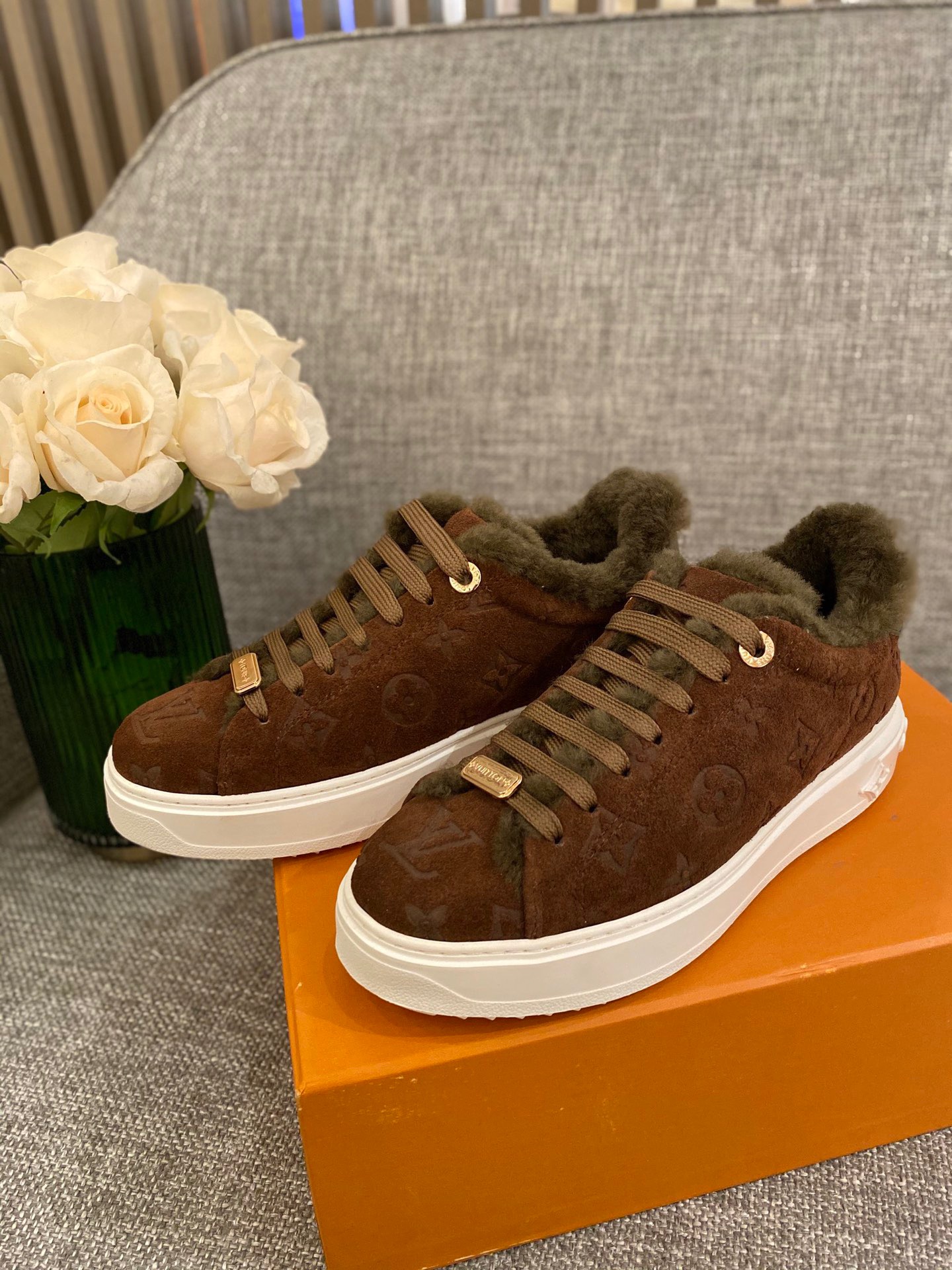 Louis Vuitton Wool Trainers - Image 4
