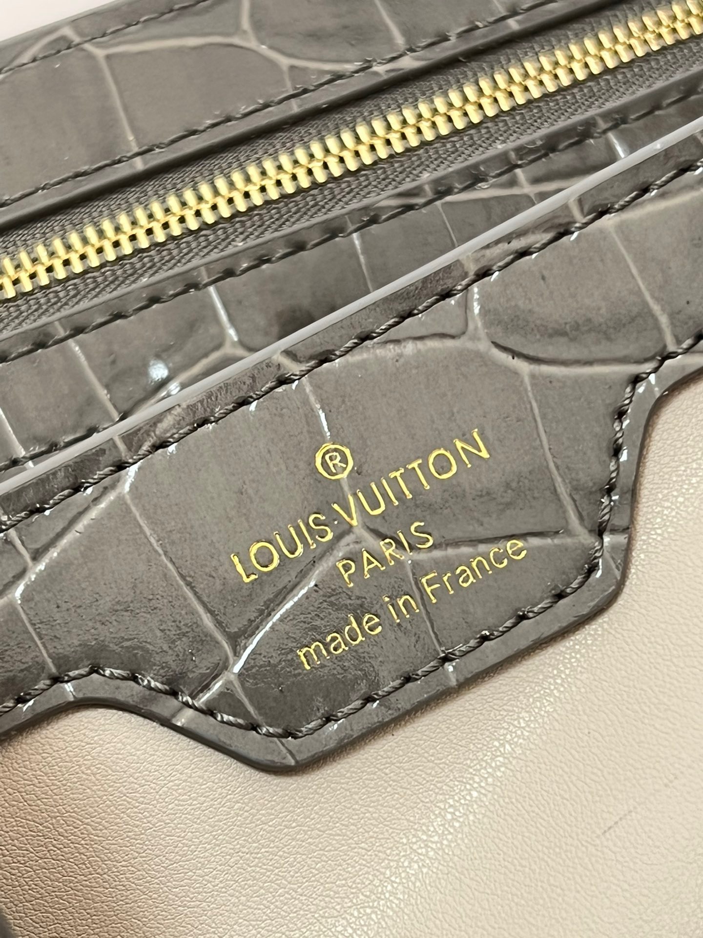 Louis Vuitton Capucines BB Small Handbag in Gray Crocodile - Image 10