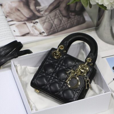 Lady Dior Micro 12 Black