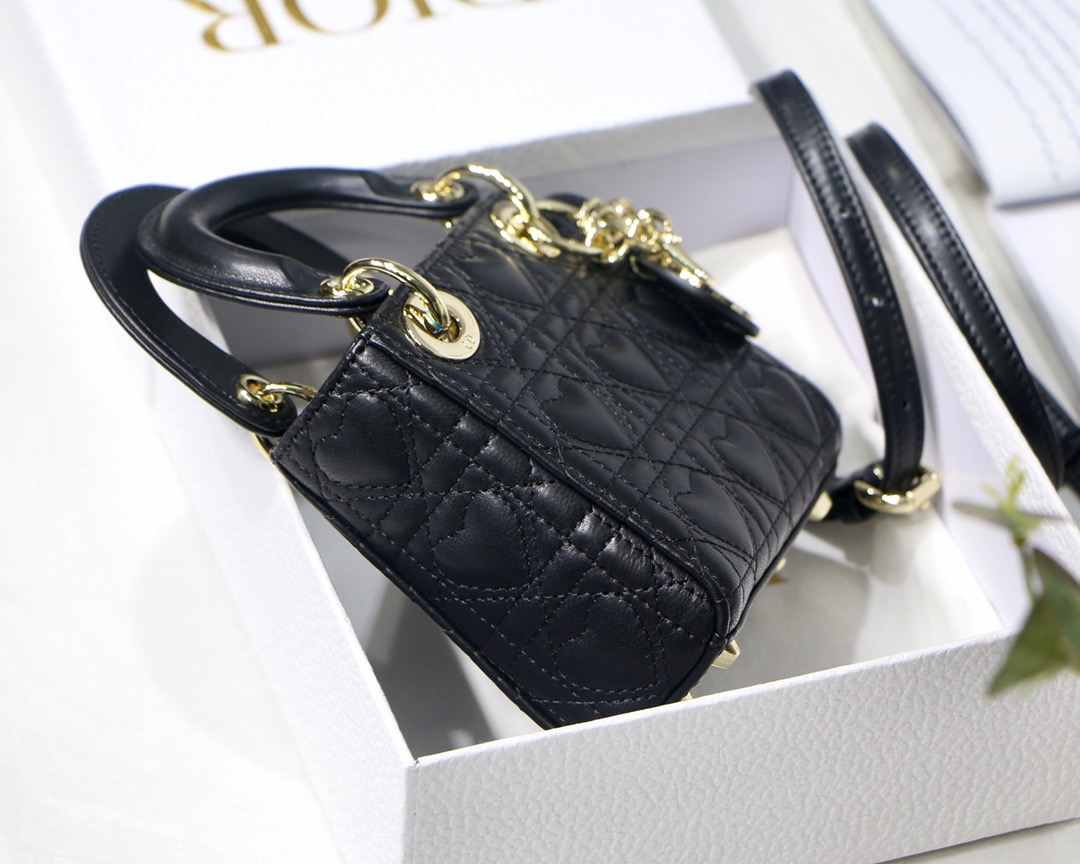 Lady Dior Micro 12 Black - Image 7