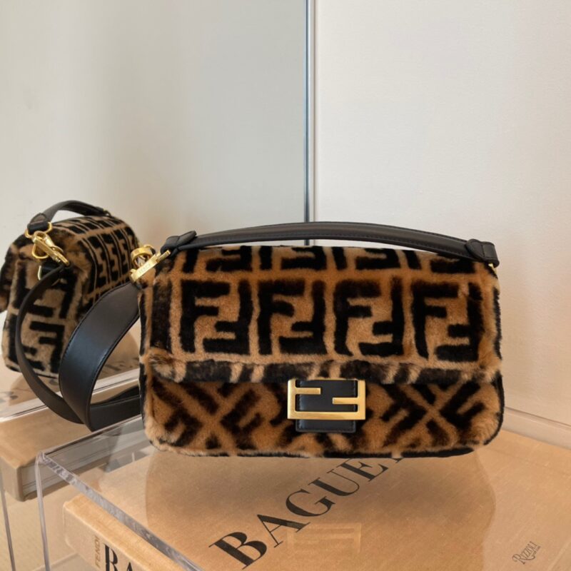 Fendi Shearling Baguette bag