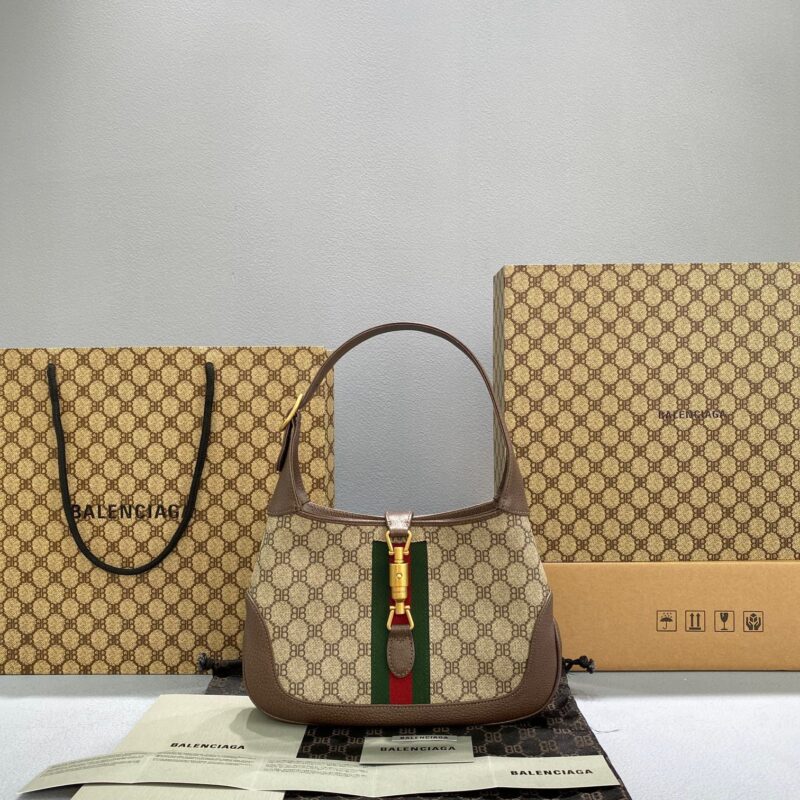 Balenciaga & Gucci Jackie Bag 27 Brown