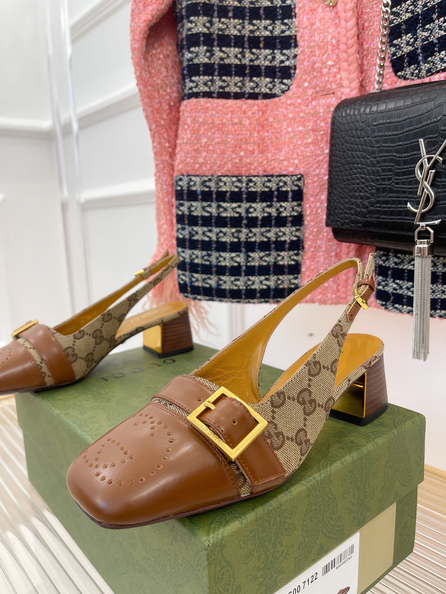 Gucci slingback sandals - Image 4