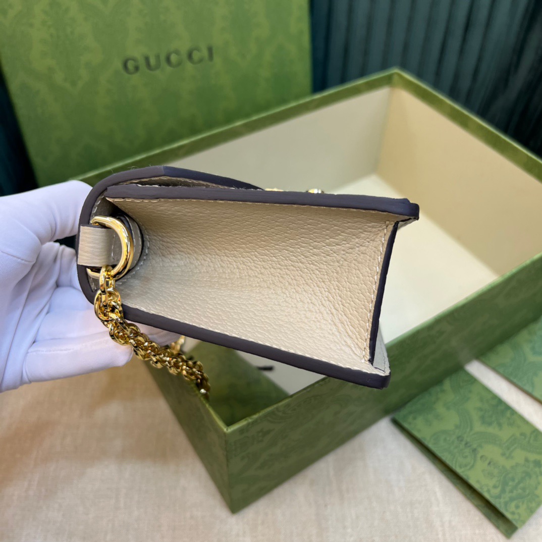 Gucci Mini Shoulder 17 Oatmeal - Image 6