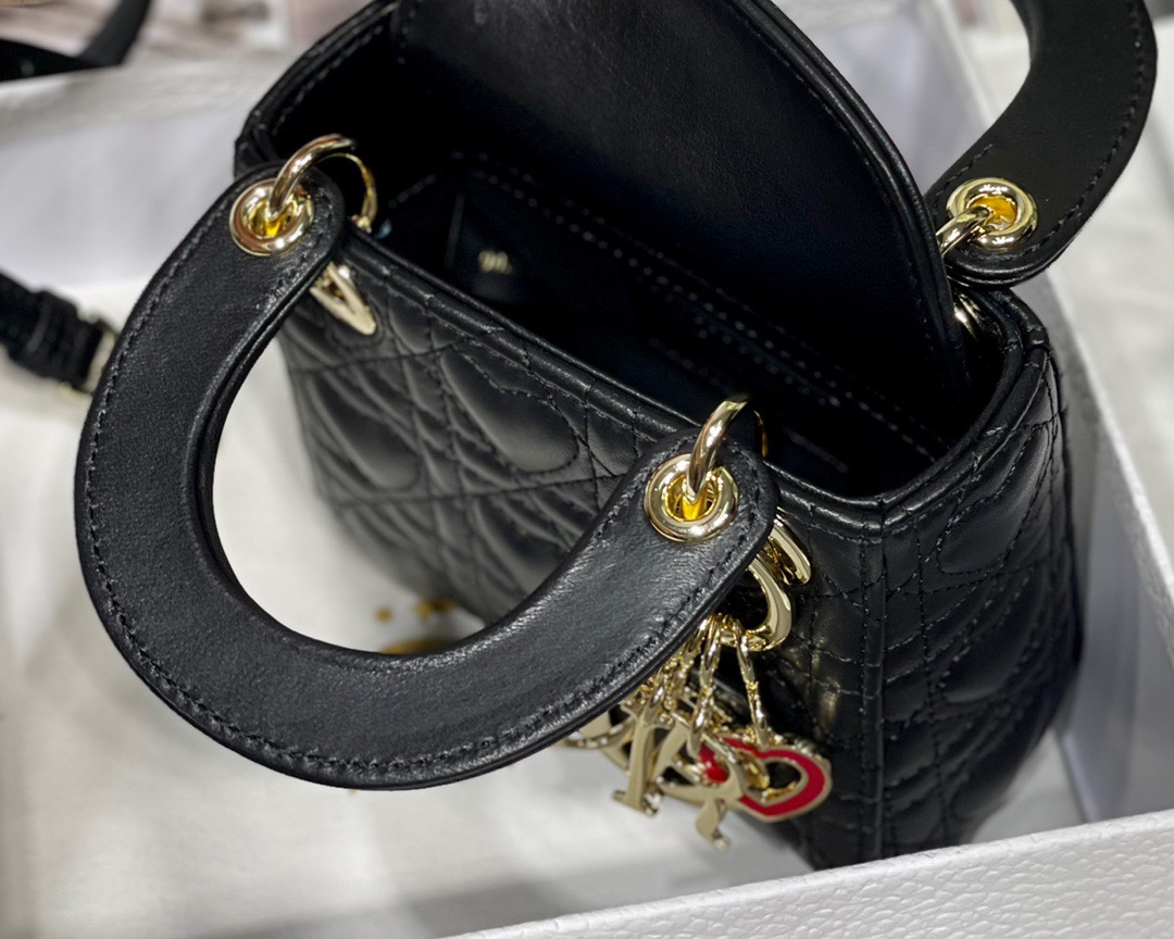 Lady Dior Micro 12 Black - Image 10