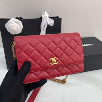 Chanel WOC Fortune Bag 19 in Red Cowhide