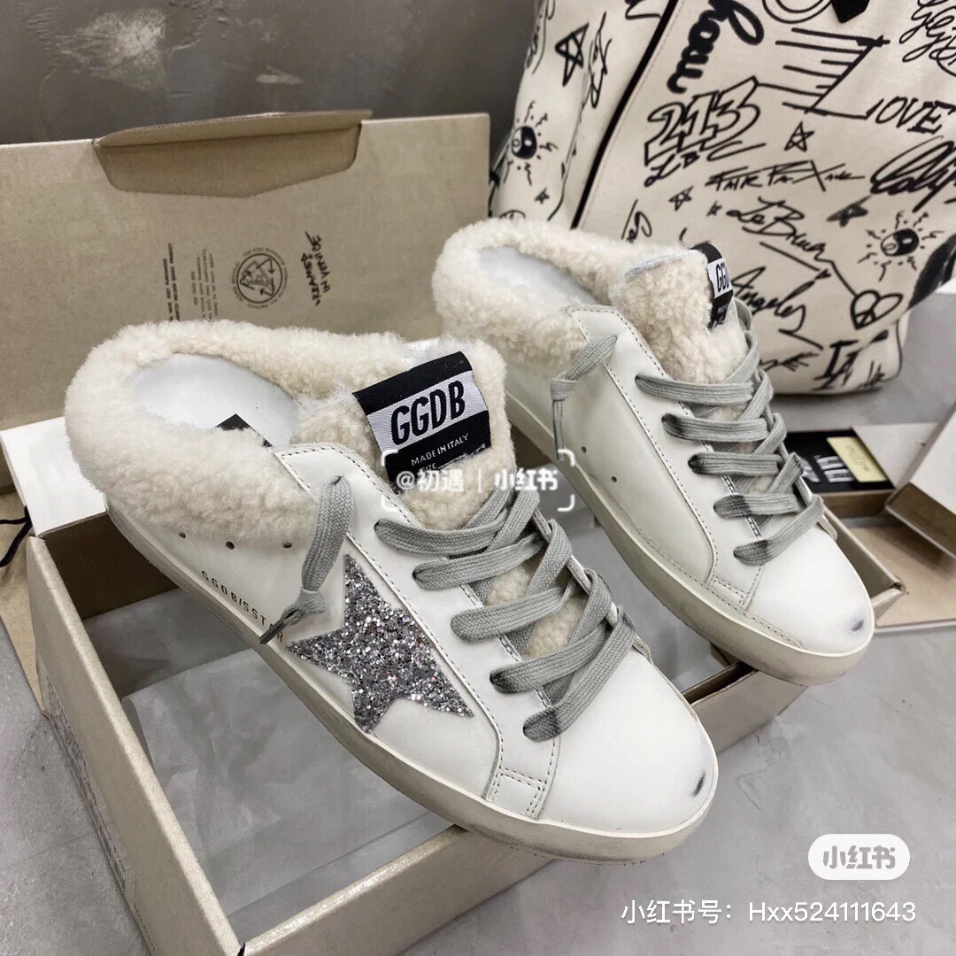 Golden Goose Small Wool Dirty Shoes - Image 3