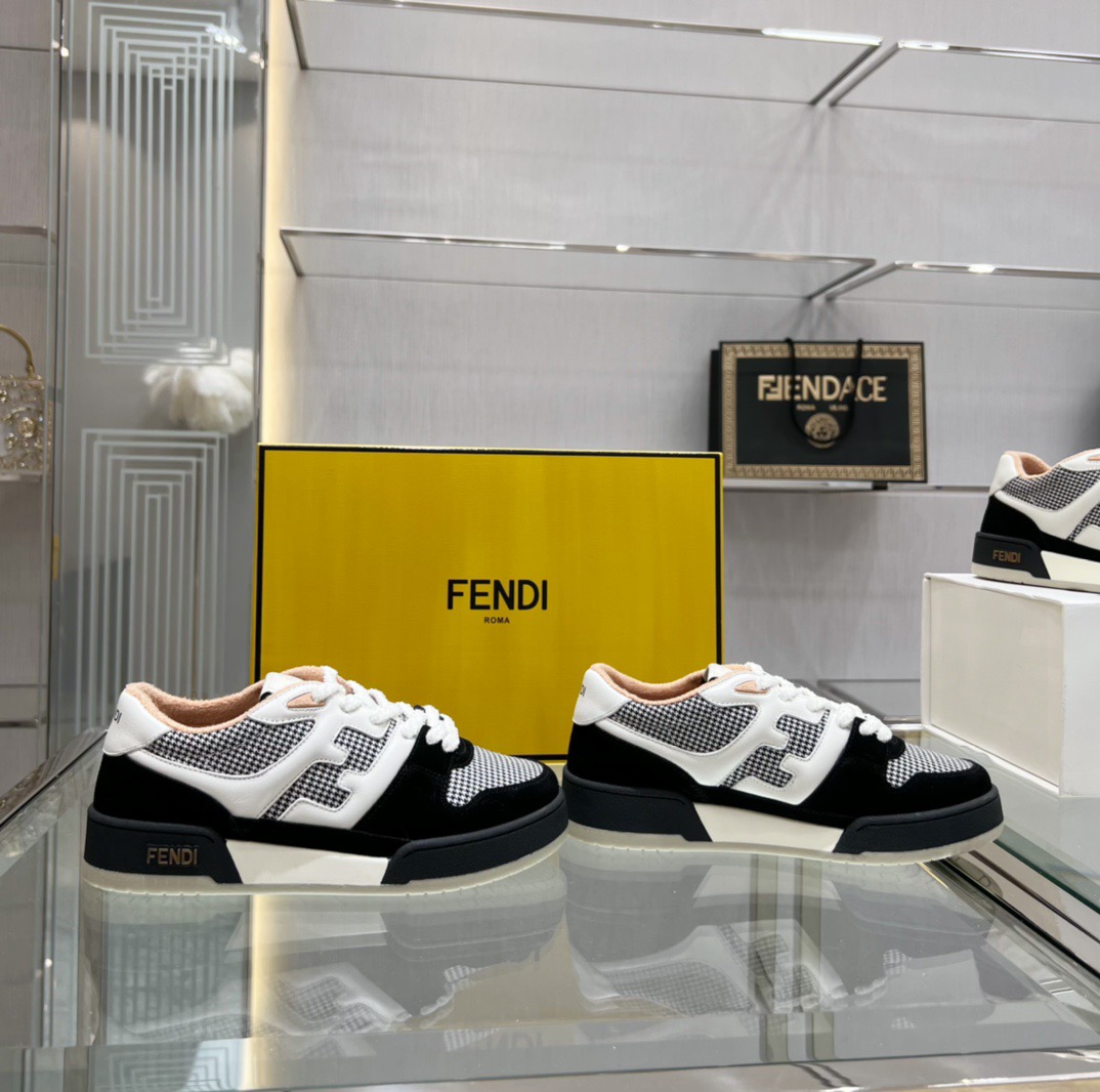 Fendi Lace-up Sneakers - Image 4