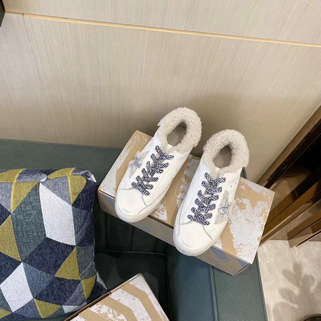 Golden Goose Small Wool Dirty Shoes - Image 4