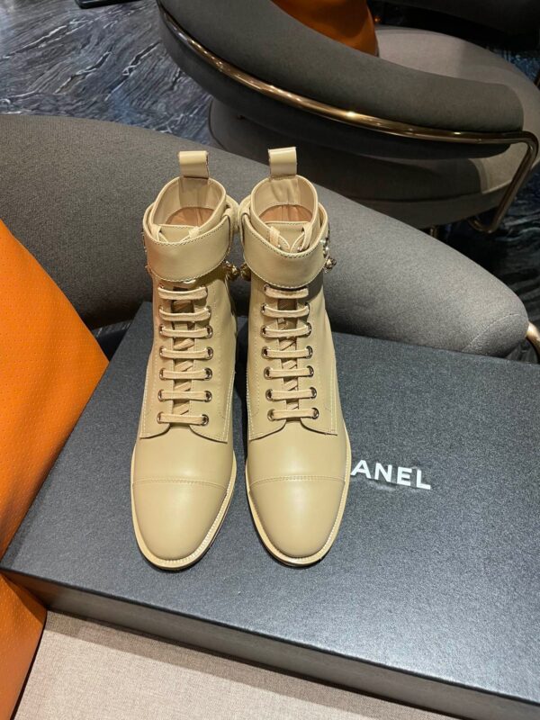 Chanel Flat Ankle Boots