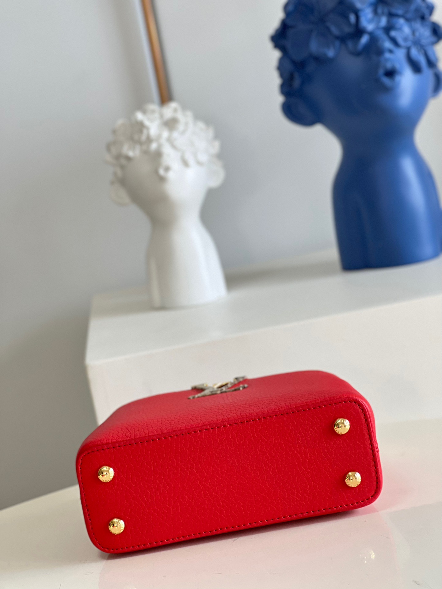 Louis Vuitton Capucines Mini Handbag in Red&Snake - Image 6
