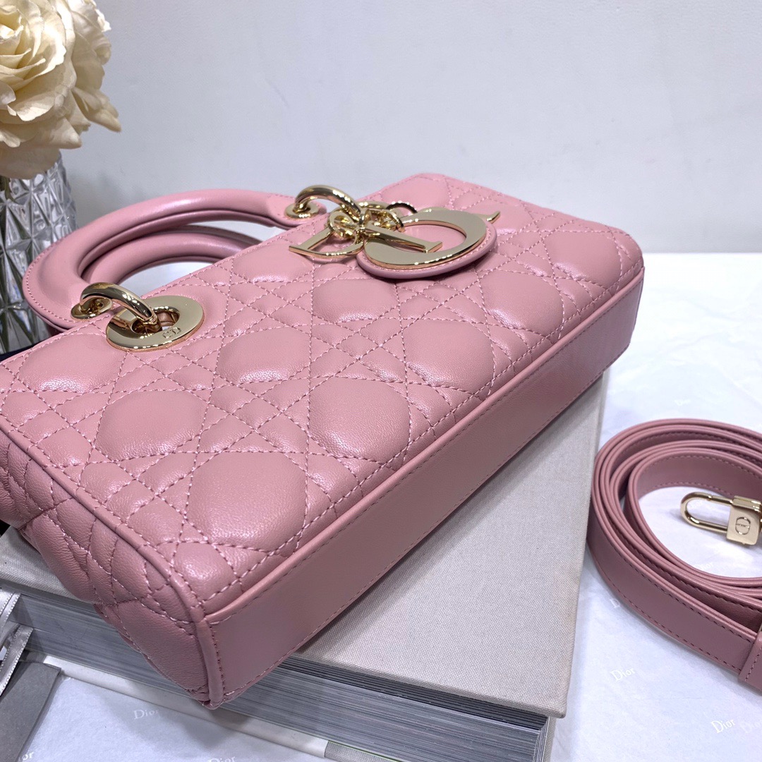 Dior Lady D-joy 26 Bag in Pink - Image 6