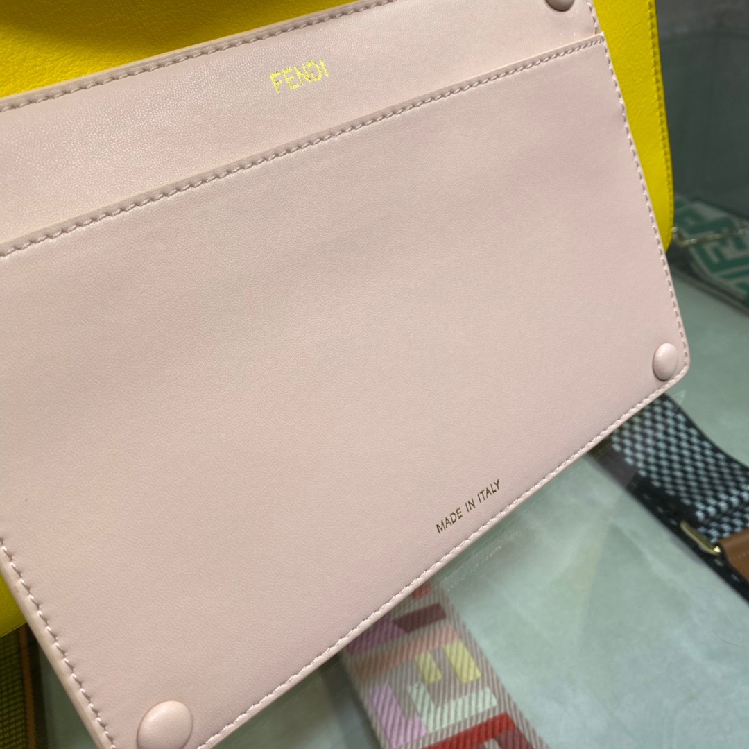 Fendi Peekaboo ISeeU Medium Bag in Yellow - Image 7