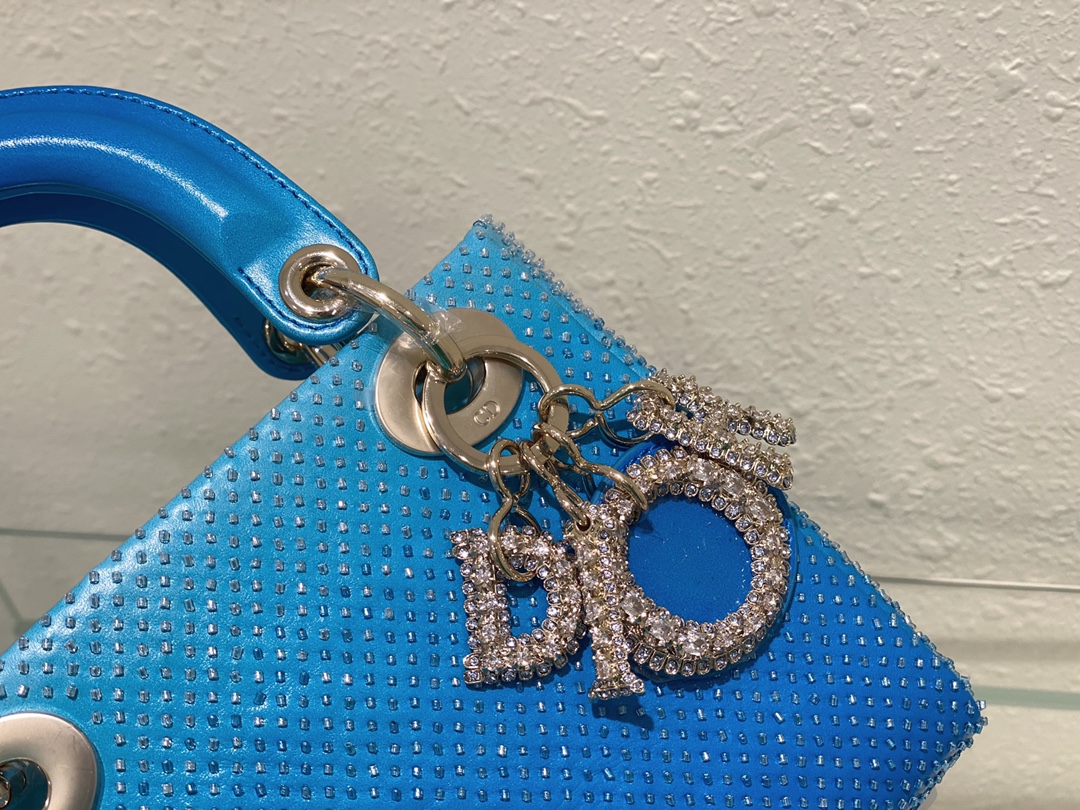 Lady Dior 17 Blue Metallic - Image 8