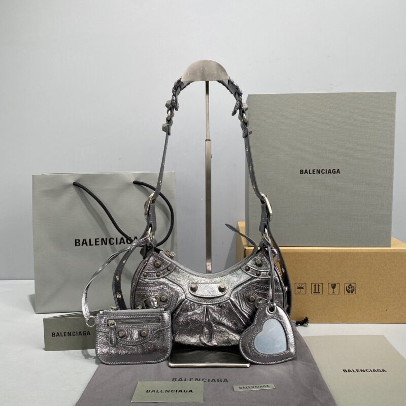 Balenciaga Le Cagole 30 Silver